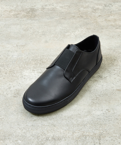 PADRONE（パドローネ）の「PADRONE パドローネ / Ex. FRONT GORE SHOES 別注クロームレザーフロントゴアシューズ / PA7043-2003（スニーカー・メンズ・ブラック・40/41/42）」の5枚目の写真