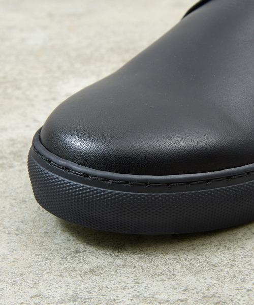 PADRONE（パドローネ）の「PADRONE パドローネ / Ex. FRONT GORE SHOES 別注クロームレザーフロントゴアシューズ / PA7043-2003（スニーカー・メンズ・ブラック・40/41/42）」の6枚目の写真