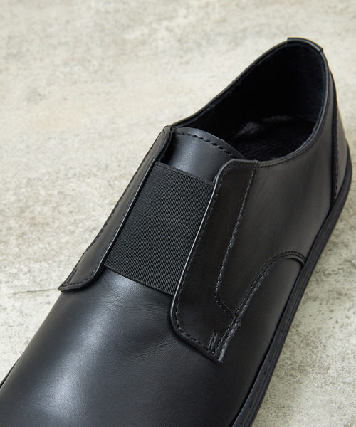 PADRONE（パドローネ）の「PADRONE パドローネ / Ex. FRONT GORE SHOES 別注クロームレザーフロントゴアシューズ / PA7043-2003（スニーカー・メンズ・ブラック・40/41/42）」の7枚目の写真