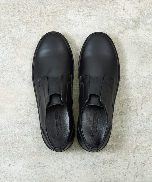 PADRONE（パドローネ）の「PADRONE パドローネ / Ex. FRONT GORE SHOES 別注クロームレザーフロントゴアシューズ / PA7043-2003（スニーカー・メンズ・ブラック・40/41/42）」の13枚目の写真