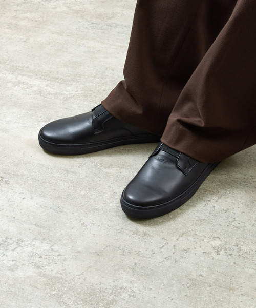 PADRONE（パドローネ）の「PADRONE パドローネ / Ex. FRONT GORE SHOES 別注クロームレザーフロントゴアシューズ / PA7043-2003（スニーカー・メンズ・ブラック・40/41/42）」の17枚目の写真