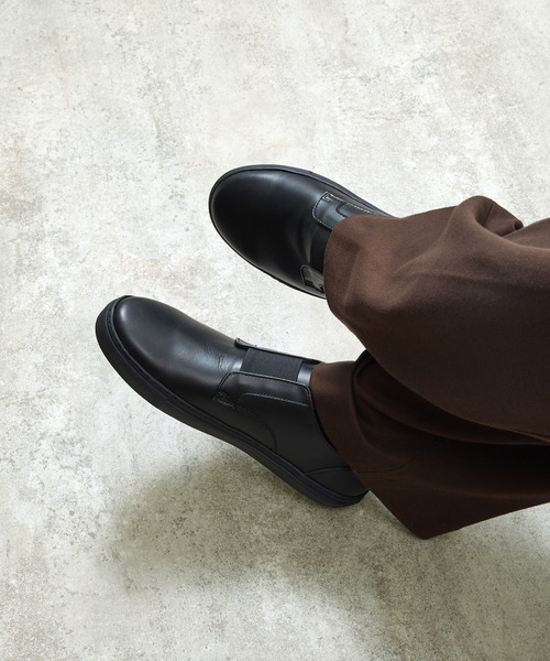 PADRONE（パドローネ）の「PADRONE パドローネ / Ex. FRONT GORE SHOES 別注クロームレザーフロントゴアシューズ / PA7043-2003（スニーカー・メンズ・ブラック・40/41/42）」の19枚目の写真