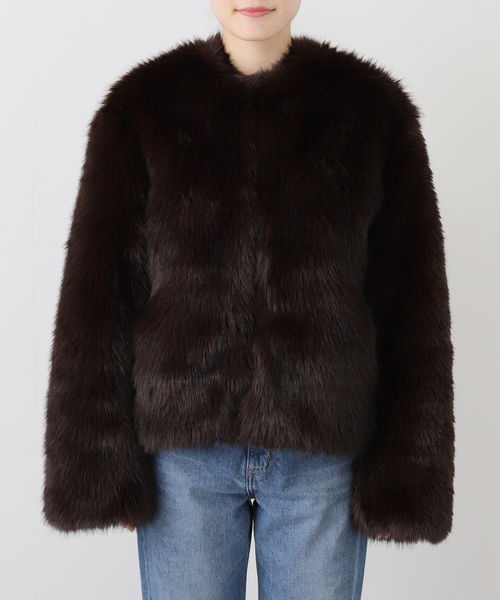 セール】*Anna Fur ジャケット（その他アウター）｜Deuxieme Classe