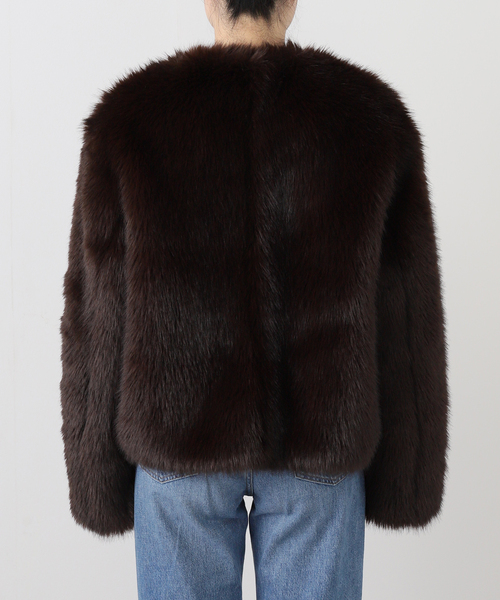 セール】*Anna Fur ジャケット（その他アウター）｜Deuxieme Classe