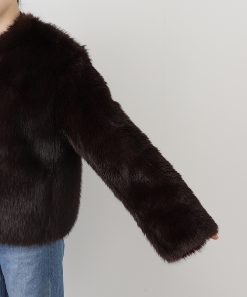 セール】*Anna Fur ジャケット（その他アウター）｜Deuxieme Classe