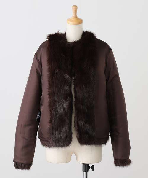 セール】*Anna Fur ジャケット（その他アウター）｜Deuxieme Classe