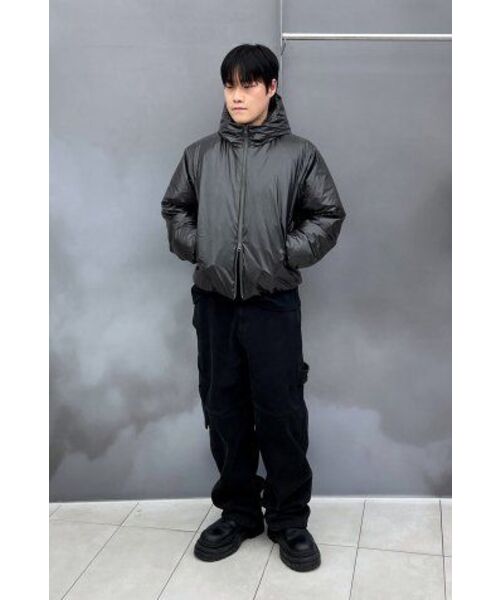 ヒートリアクティブグースダウンジャケット ブラック（ダウン