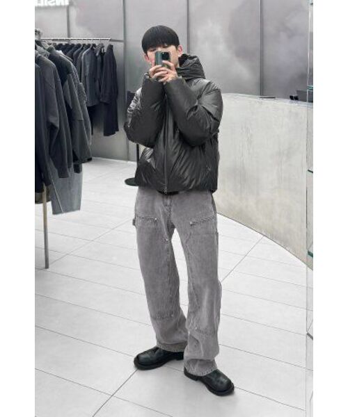 ヒートリアクティブグースダウンジャケット ブラック（ダウン