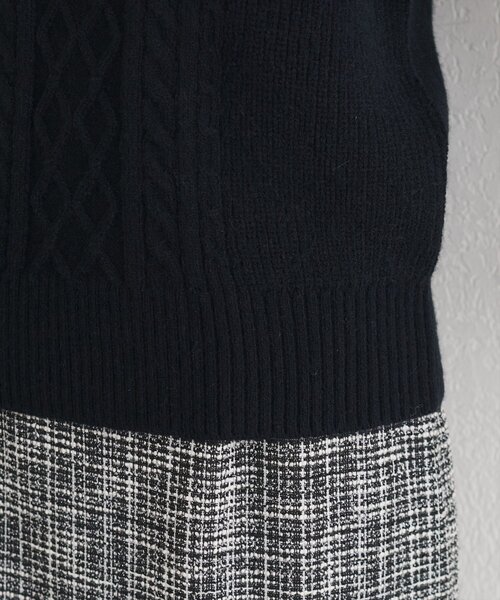 natural couture（ナチュラルクチュール）の「袖口パールもちふわニット（ニット/セーター・レディース・ミント/レッド/オフホワイト/ブラック・FREE）」の19枚目の写真