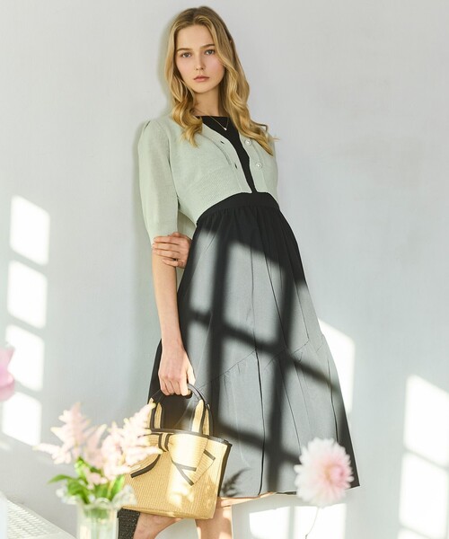 TOCCA(トッカ)の「BIG RIBBON SUMMER POCHETTE かごバッグ(かごバッグ・レディース・ベージュ系/ブラック系・F)」の11枚目の写真