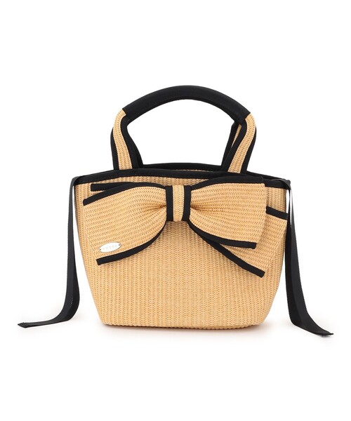 TOCCA(トッカ)の「BIG RIBBON SUMMER POCHETTE かごバッグ(かごバッグ・レディース・ベージュ系/ブラック系・F)」の14枚目の写真
