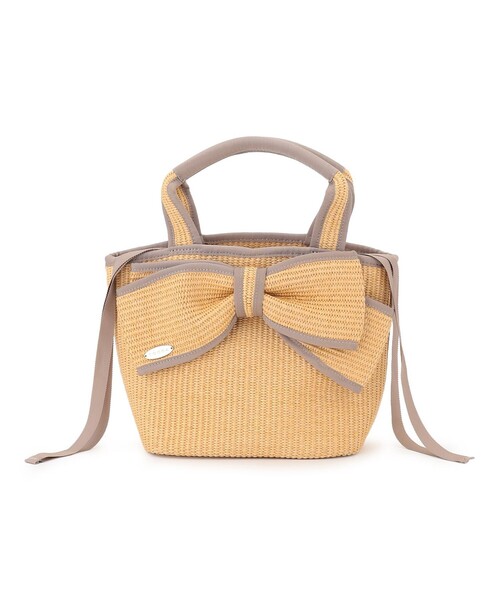 TOCCA(トッカ)の「BIG RIBBON SUMMER POCHETTE かごバッグ(かごバッグ・レディース・ベージュ系/ブラック系・F)」の16枚目の写真