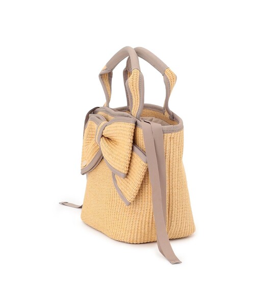 TOCCA(トッカ)の「BIG RIBBON SUMMER POCHETTE かごバッグ(かごバッグ・レディース・ベージュ系/ブラック系・F)」の18枚目の写真