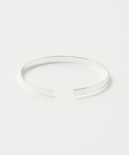 green label relaxing(グリーンレーベルリラクシング)の「GLR フラット シルバー バングル(バングル/リストバンド・メンズ・シルバー・FREE)」の5枚目の写真