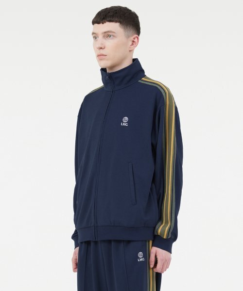 LMCの「SIDE STRIPED JERSEY TRACK TOP navy(ナイロンジャケット・レディース・その他・LARGE)」の4枚目の写真