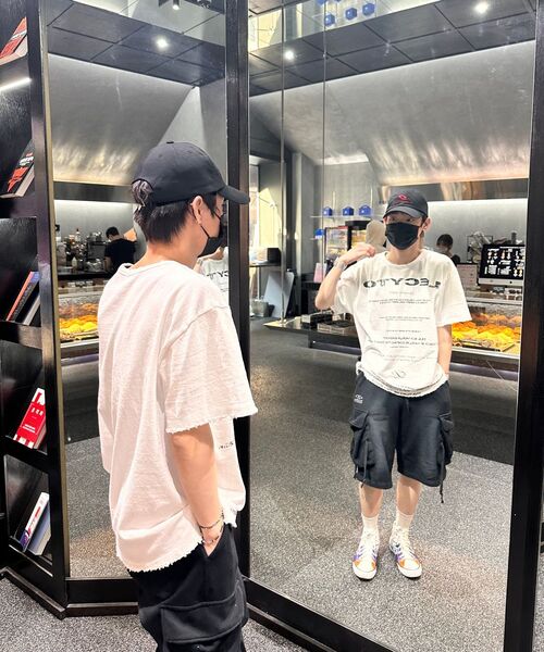 LECYTO（レシト）の「Destroyed Oversized Logo T-Shirt_[White]（Tシャツ/カットソー・メンズ・ホワイト・ONE SIZE）」の19枚目の写真