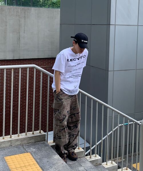 LECYTO（レシト）の「Destroyed Oversized Logo T-Shirt_[White]（Tシャツ/カットソー・メンズ・ホワイト・ONE SIZE）」の12枚目の写真