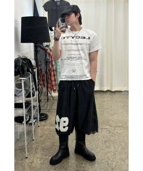 LECYTO（レシト）の「Destroyed Oversized Logo T-Shirt_[White]（Tシャツ/カットソー・メンズ・ホワイト・ONE SIZE）」の10枚目の写真