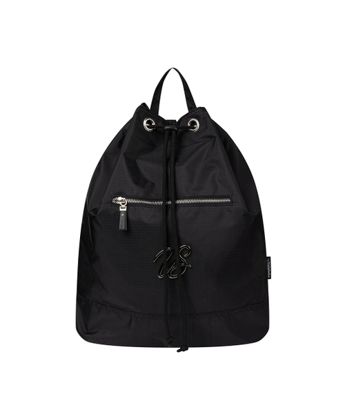 ユエスナイロンバックパック(ブラック)