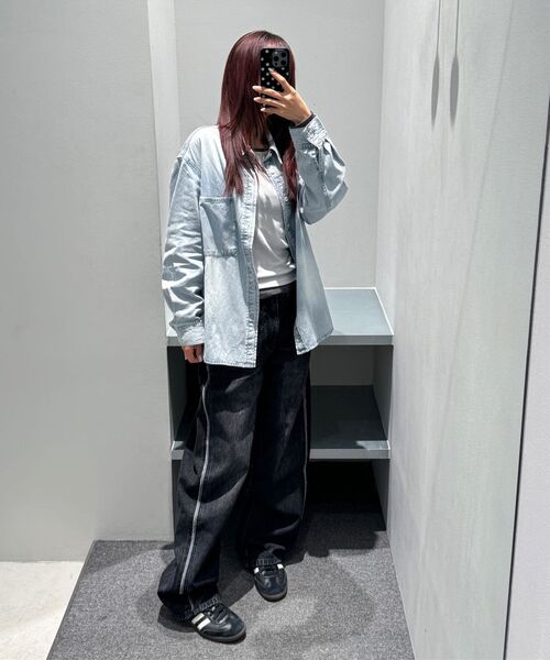 INSILENCE WOMEN（インサイレンスウーマン）の「アイスデニムシャツ ライトブルー（シャツ/ブラウス・レディース・その他・SMALL/MEDIUM）」の7枚目の写真
