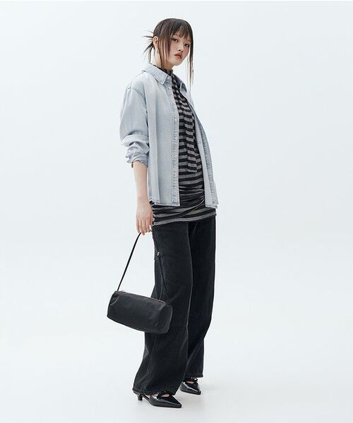 INSILENCE WOMEN（インサイレンスウーマン）の「アイスデニムシャツ ライトブルー（シャツ/ブラウス・レディース・その他・SMALL/MEDIUM）」の8枚目の写真