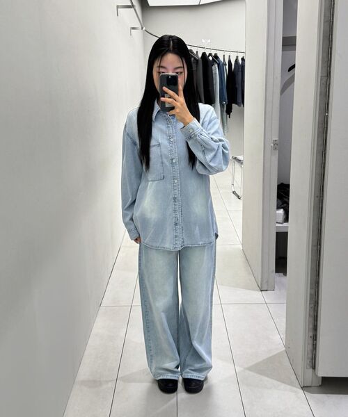 INSILENCE WOMEN（インサイレンスウーマン）の「アイスデニムシャツ ライトブルー（シャツ/ブラウス・レディース・その他・SMALL/MEDIUM）」の11枚目の写真
