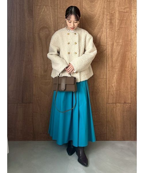 Mila Owen（ミラオーウェン）の「ショルダー付きハンドバッグ（ショルダーバッグ・レディース・モカ/ブラック/その他・F）」の9枚目の写真