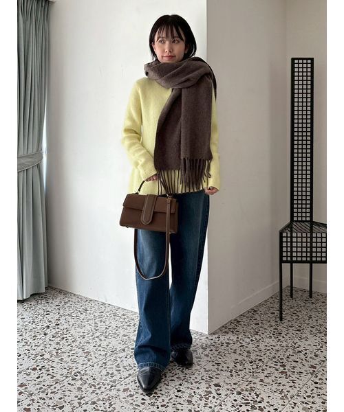 Mila Owen（ミラオーウェン）の「ショルダー付きハンドバッグ（ショルダーバッグ・レディース・モカ/ブラック/その他・F）」の14枚目の写真