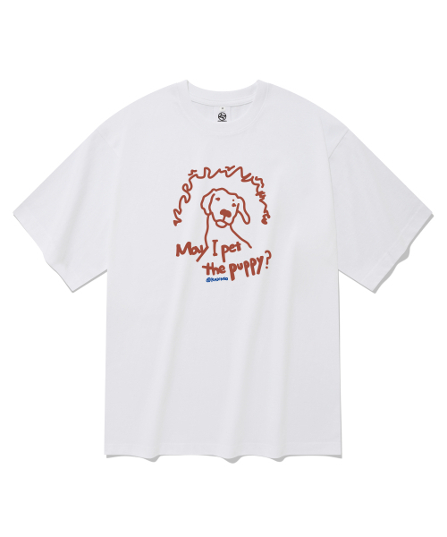 RADINEO(ラディネオ)の「パッピー半袖Tシャツホワイト(Tシャツ/カットソー・メンズ・その他・SMALL/MEDIUM/LARGE/X-LARGE)」の1枚目の写真