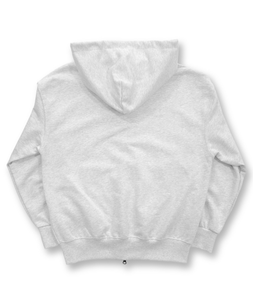 DAMISH(ダミシュ)の「シンボルロゴツーウェイフードジップアップ_ライトグレー(パーカー・レディース・ライトグレー・SMALL/MEDIUM)」の5枚目の写真