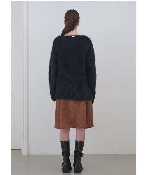 MICANE(ミケーネ)の「ジャキー スエード ミディスカート(スカート・レディース・ブラウン/ブラック・SMALL/X-SMALL/XX-LARGE/X-LARGE/LARGE/MEDIUM)」の15枚目の写真