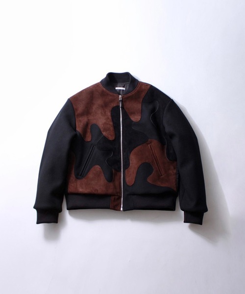 soe(ソーイ)の「Paste Together Jacket(ブルゾン・メンズ・ブラック・1)」の1枚目の写真