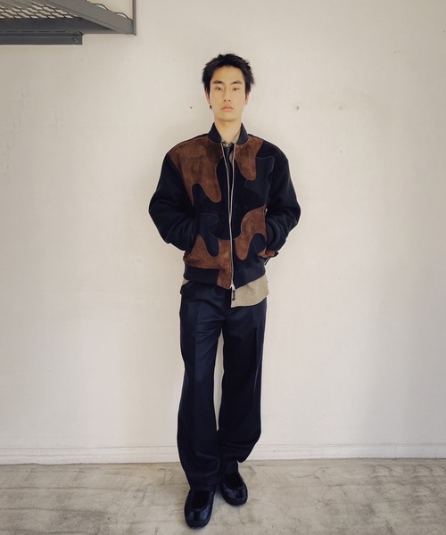 soe(ソーイ)の「Paste Together Jacket(ブルゾン・メンズ・ブラック・1)」の3枚目の写真