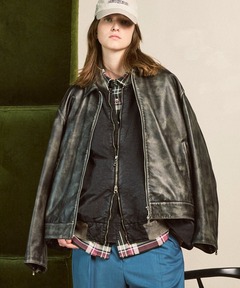 sulvam/サルバム】STUDIOUS別注Leather Jacket（テーラードジャケット