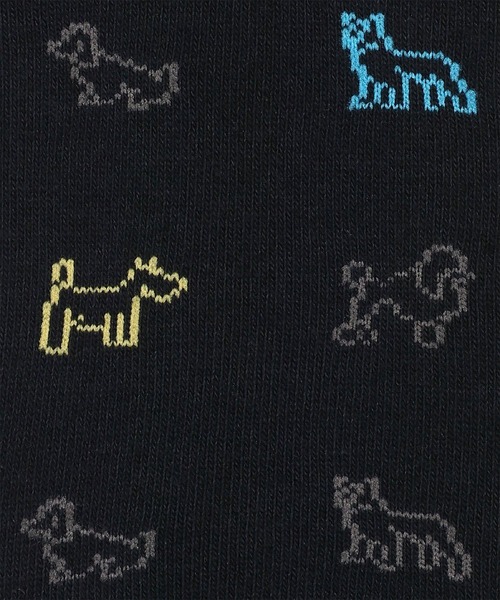 Paul Smith（ポールスミス）の「“Sketch Dogs” ショートソックス【160651 SN】（ソックス/靴下・メンズ・ブラック/ダークグレー/ネイビー・25-27）」の4枚目の写真