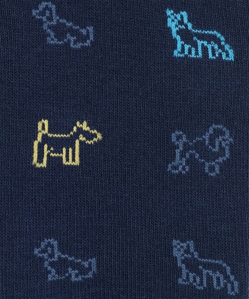 Paul Smith（ポールスミス）の「“Sketch Dogs” ショートソックス【160651 SN】（ソックス/靴下・メンズ・ブラック/ダークグレー/ネイビー・25-27）」の6枚目の写真