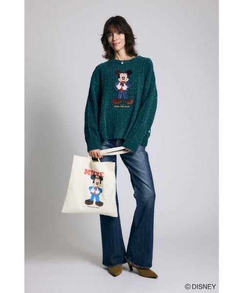 CABLE OMTSD MD ニット MICKEY / ニット CABLE OMTSD MD | MUS by CREATED SERIES Disney MICKEY / トップス