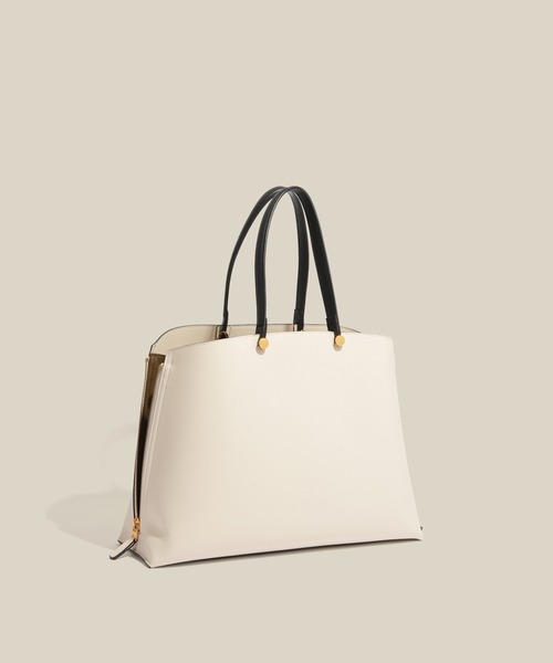 E'POR（エポール）の「【E'POR】【WEB限定】Y BAG Medium+ /A4対応・通勤・26SS（トートバッグ・レディース・ダークグリーン/グレー/ダークブラウン/ブラック/キナリ・FREE）」の13枚目の写真