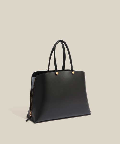 E'POR（エポール）の「【E'POR】【WEB限定】Y BAG Medium+ /A4対応・通勤・26SS（トートバッグ・レディース・ダークグリーン/グレー/ダークブラウン/ブラック/キナリ・FREE）」の9枚目の写真