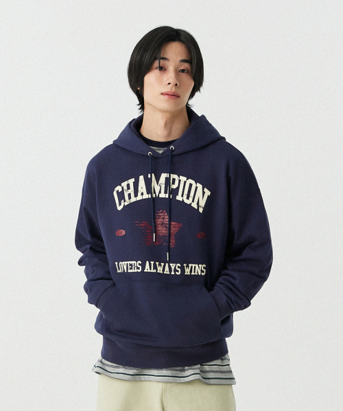 Champion (M–4XL) — лонгслив‑парк с фирменным логотипом (Nevie)