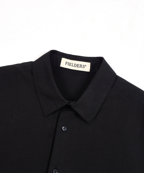 FIELDERS（フィールダーズ）の「BASIC STANDARD FIT POCKET SHORT-SLEEVED SHIRT BLACK（シャツ/ブラウス・メンズ・その他・MEDIUM/LARGE）」の4枚目の写真