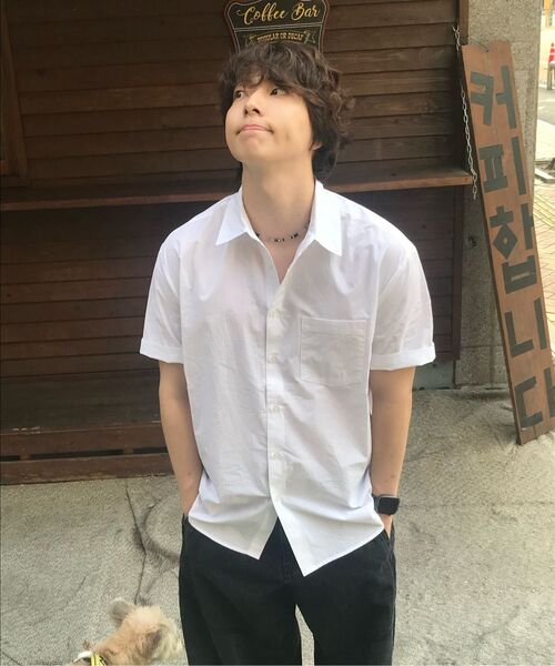FIELDERS（フィールダーズ）の「BASIC STANDARD FIT POCKET SHORT-SLEEVED SHIRT BLACK（シャツ/ブラウス・メンズ・その他・MEDIUM/LARGE）」の7枚目の写真