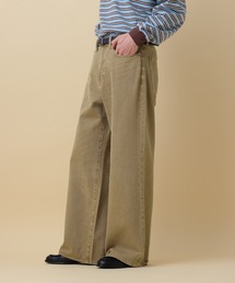 RAGEBLUE | 12ozデニム/バギーワイドフレアパンツ【セットアップ対応】(デニムパンツ)