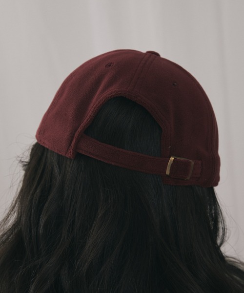 MERLOT（メルロー）の「フリースキャップ（キャップ・レディース・レッド/ベージュ/ネイビー・FREE）」の6枚目の写真