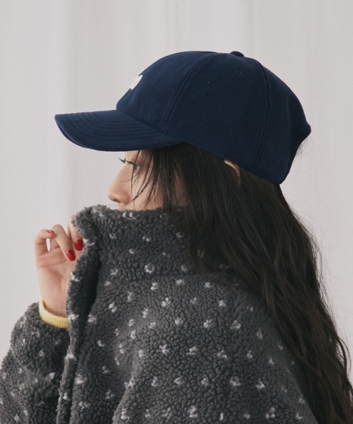 MERLOT（メルロー）の「フリースキャップ（キャップ・レディース・レッド/ベージュ/ネイビー・FREE）」の11枚目の写真