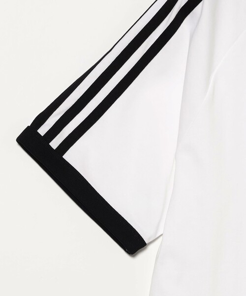adidas(アディダス)の「adidas / スリーストライプ Tシャツ(Tシャツ/カットソー・メンズ・ブラック/ホワイト・SMALL/X-LARGE/MEDIUM/LARGE/XX-LARGE)」の9枚目の写真