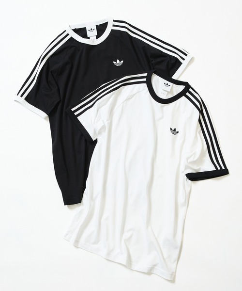 adidas(アディダス)の「adidas / スリーストライプ Tシャツ(Tシャツ/カットソー・メンズ・ブラック/ホワイト・SMALL/X-LARGE/MEDIUM/LARGE/XX-LARGE)」の22枚目の写真