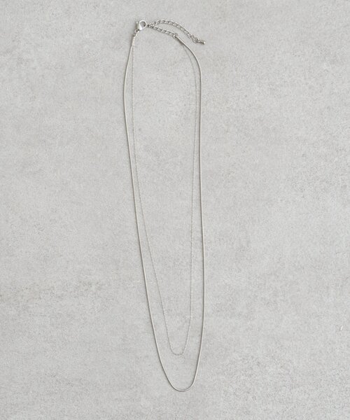 SHENERY（シーナリー）の「ツインラインネックレス（ネックレス・レディース・シルバー/ゴールド・FREE）」の7枚目の写真