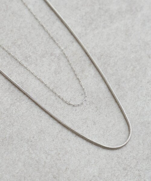 SHENERY（シーナリー）の「ツインラインネックレス（ネックレス・レディース・シルバー/ゴールド・FREE）」の8枚目の写真