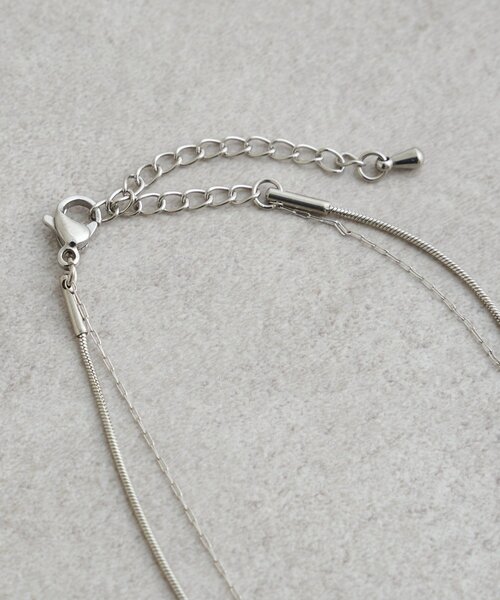 SHENERY（シーナリー）の「ツインラインネックレス（ネックレス・レディース・シルバー/ゴールド・FREE）」の6枚目の写真